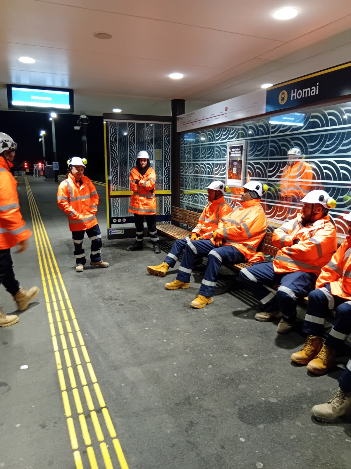 Provance staff on site